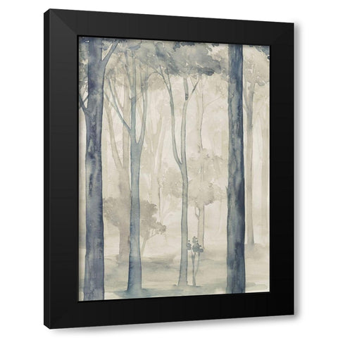 Whispering Woodland I Black Modern Wood Framed Art Print by Popp, Grace