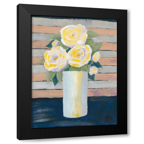 Wednesday Blooms I Black Modern Wood Framed Art Print by Popp, Grace