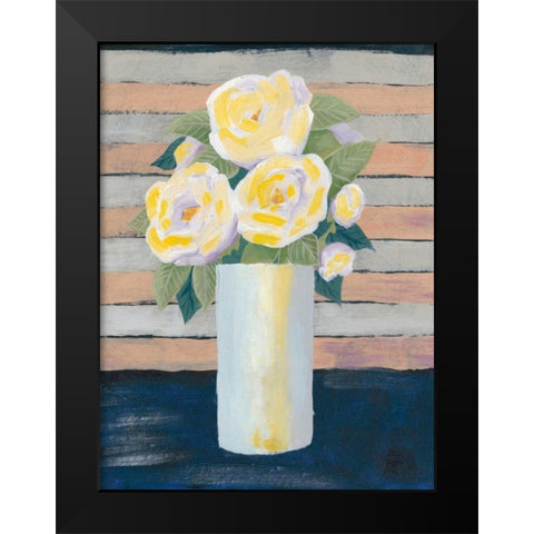 Wednesday Blooms I Black Modern Wood Framed Art Print by Popp, Grace