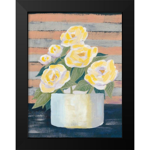 Wednesday Blooms II Black Modern Wood Framed Art Print by Popp, Grace