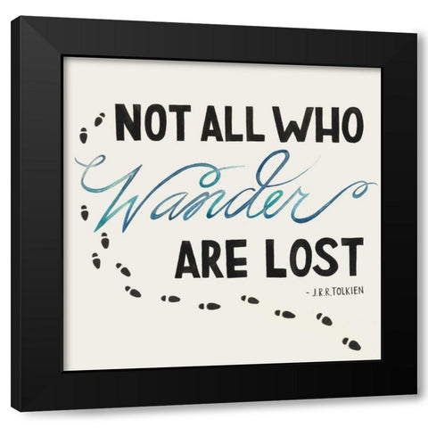 Road Trip III Black Modern Wood Framed Art Print by Popp, Grace