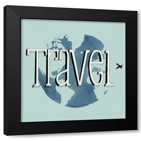 Road Trip IV Black Modern Wood Framed Art Print by Popp, Grace