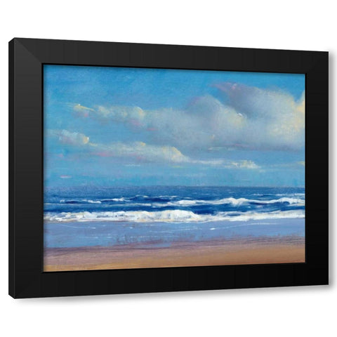 Shoreline Light I Black Modern Wood Framed Art Print with Double Matting by OToole, Tim