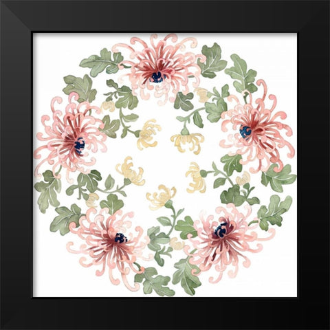 Watercolor Motif II Black Modern Wood Framed Art Print by Popp, Grace