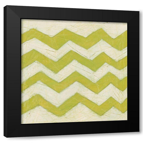 Spectrum Hieroglyph I Black Modern Wood Framed Art Print with Double Matting by Vess, June Erica