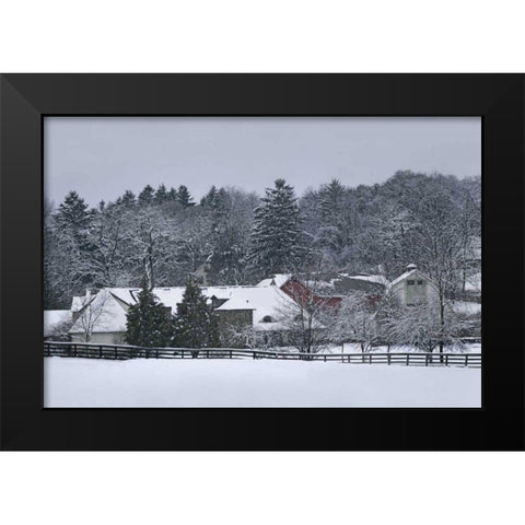Garrison Black Modern Wood Framed Art Print by McLoughlin, James