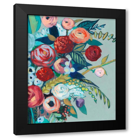 Lyrical Array I Black Modern Wood Framed Art Print with Double Matting by Popp, Grace
