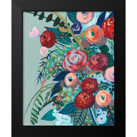Lyrical Array II Black Modern Wood Framed Art Print by Popp, Grace