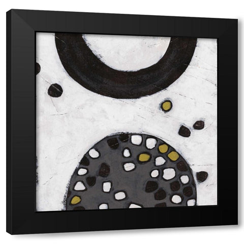 Algorithm IV Black Modern Wood Framed Art Print with Double Matting by Vess, June Erica