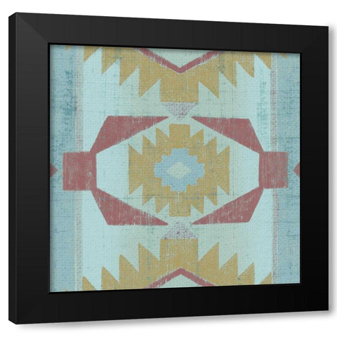 Taos I Black Modern Wood Framed Art Print with Double Matting by Studio W