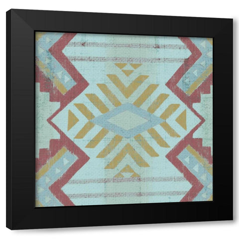 Taos III Black Modern Wood Framed Art Print with Double Matting by Studio W