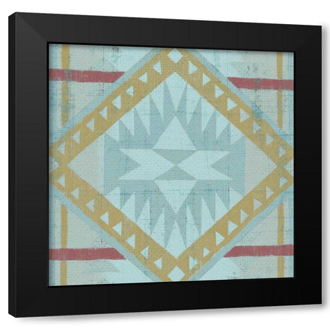 Taos IV Black Modern Wood Framed Art Print with Double Matting by Studio W
