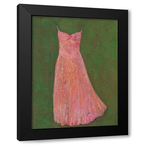 Dancing Dress II Black Modern Wood Framed Art Print with Double Matting by Altug, Mehmet