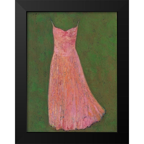 Dancing Dress II Black Modern Wood Framed Art Print by Altug, Mehmet