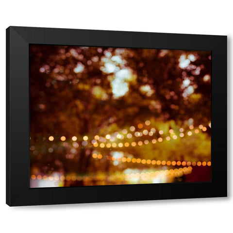 Summer Trees II Black Modern Wood Framed Art Print with Double Matting by Quintero, Sonja