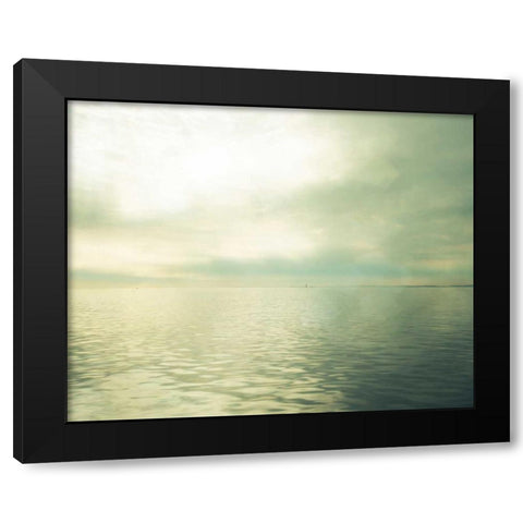 Calm Waters II Black Modern Wood Framed Art Print by Quintero, Sonja