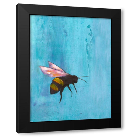 Pollinators I Black Modern Wood Framed Art Print by Altug, Mehmet