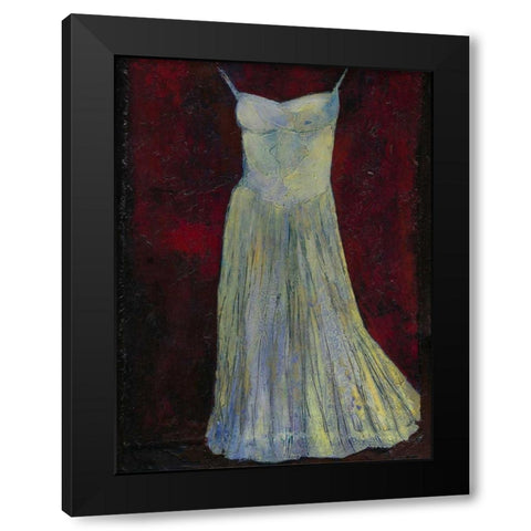 White Dress II Black Modern Wood Framed Art Print with Double Matting by Altug, Mehmet