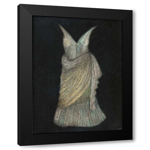 White Dress III Black Modern Wood Framed Art Print with Double Matting by Altug, Mehmet