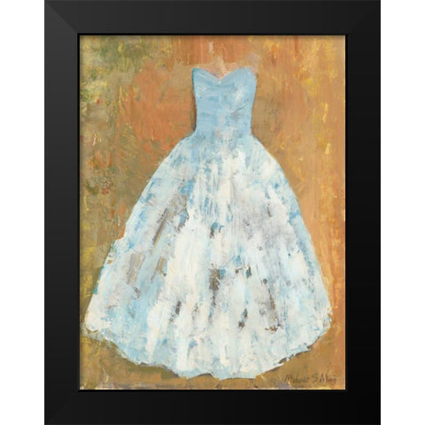 Ballerina Dress I Black Modern Wood Framed Art Print by Altug, Mehmet