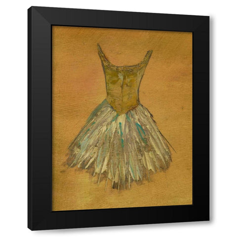 Ballerina Dress II Black Modern Wood Framed Art Print by Altug, Mehmet