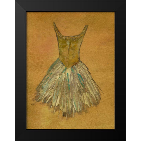 Ballerina Dress II Black Modern Wood Framed Art Print by Altug, Mehmet