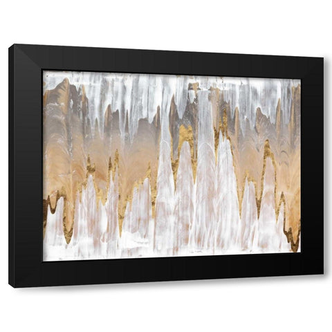 Infinite White Black Modern Wood Framed Art Print with Double Matting by Stramel, Renee W.