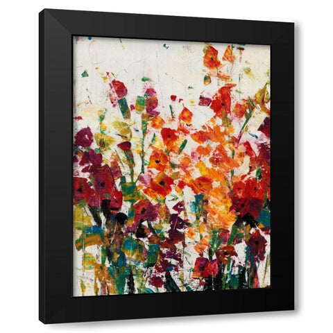 Wildflowers Blooming II Black Modern Wood Framed Art Print with Double Matting by OToole, Tim