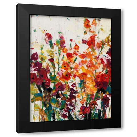 Wildflowers Blooming II Black Modern Wood Framed Art Print by OToole, Tim