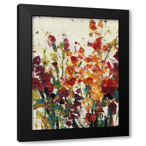 Wildflowers Blooming II Black Modern Wood Framed Art Print with Double Matting by OToole, Tim