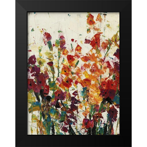 Wildflowers Blooming II Black Modern Wood Framed Art Print by OToole, Tim