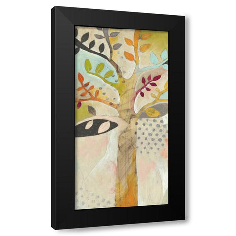 Forest Spectrum II Black Modern Wood Framed Art Print with Double Matting by Vess, June Erica
