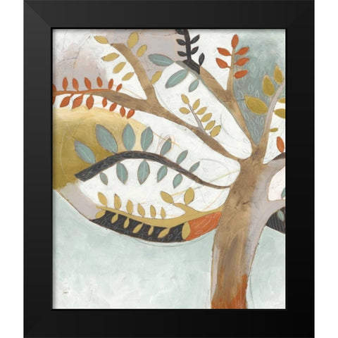 Arbor Whimsy I Black Modern Wood Framed Art Print by Vess, June Erica
