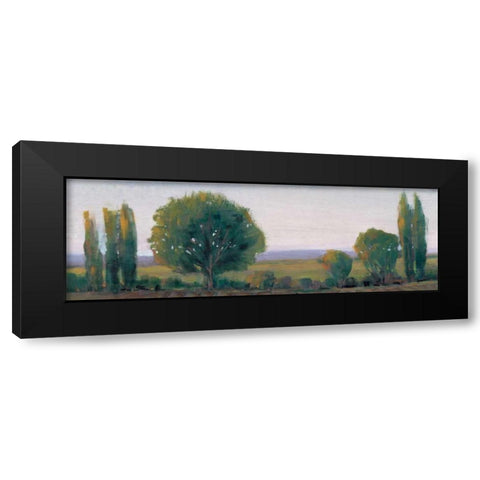 Panoramic Treeline I Black Modern Wood Framed Art Print by OToole, Tim