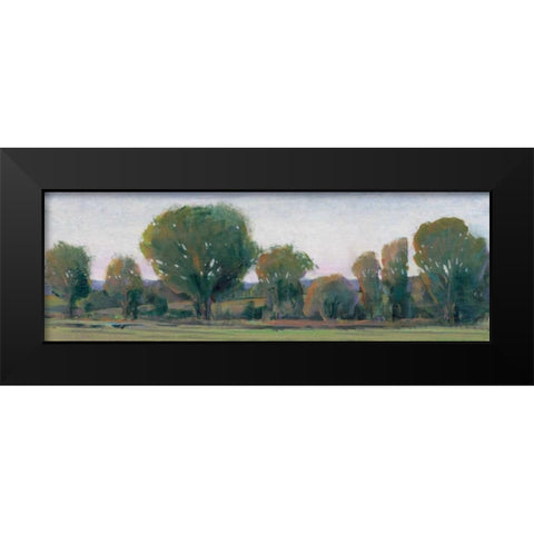 Panoramic Treeline II Black Modern Wood Framed Art Print by OToole, Tim