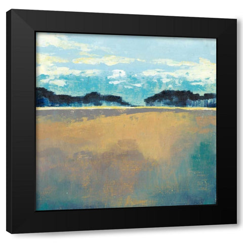 Aureate Seascape II Black Modern Wood Framed Art Print by Popp, Grace
