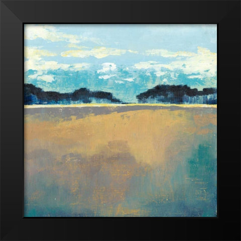 Aureate Seascape II Black Modern Wood Framed Art Print by Popp, Grace