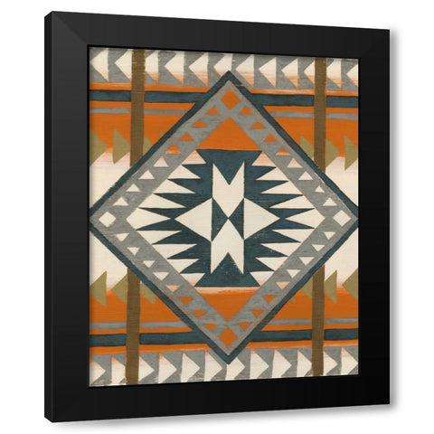 River Canyon III Black Modern Wood Framed Art Print with Double Matting by Zarris, Chariklia