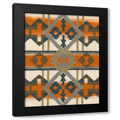 River Canyon IV Black Modern Wood Framed Art Print with Double Matting by Zarris, Chariklia