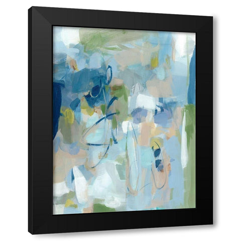 Stillness Black Modern Wood Framed Art Print by Long, Christina
