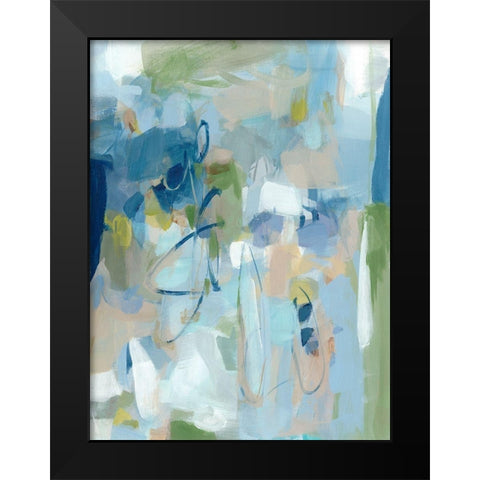 Stillness Black Modern Wood Framed Art Print by Long, Christina