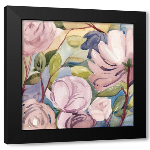 Lumiere Rosier I Black Modern Wood Framed Art Print by Popp, Grace