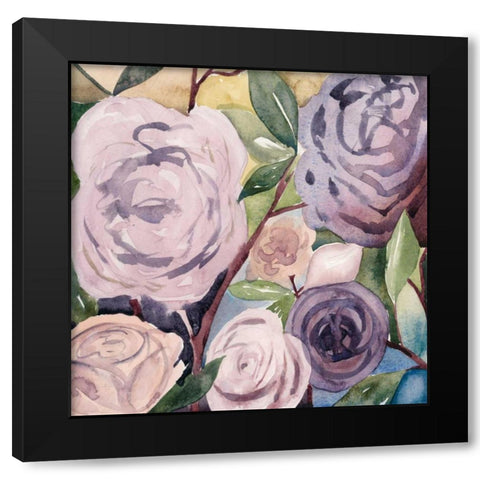 Lumiere Rosier IV Black Modern Wood Framed Art Print with Double Matting by Popp, Grace