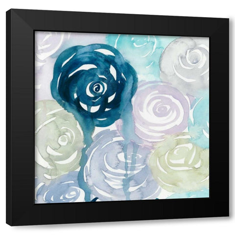 Watercolor Crush III Black Modern Wood Framed Art Print by Popp, Grace