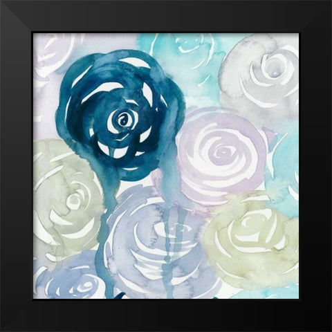 Watercolor Crush III Black Modern Wood Framed Art Print by Popp, Grace