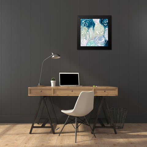 Watercolor Crush IV Black Modern Wood Framed Art Print by Popp, Grace