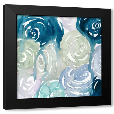 Watercolor Crush IV Black Modern Wood Framed Art Print by Popp, Grace