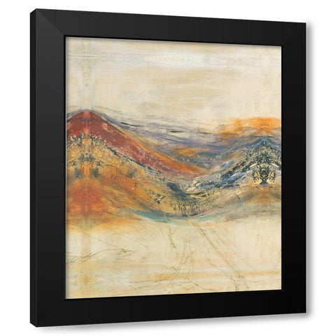 Entwine I Black Modern Wood Framed Art Print with Double Matting by Jasper, Sisa