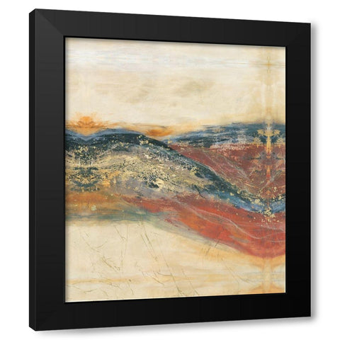 Entwine II Black Modern Wood Framed Art Print by Jasper, Sisa