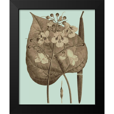 Flowering Trees II Black Modern Wood Framed Art Print by Vision Studio